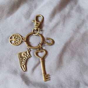 Hand crafted antique bronze Keychain
